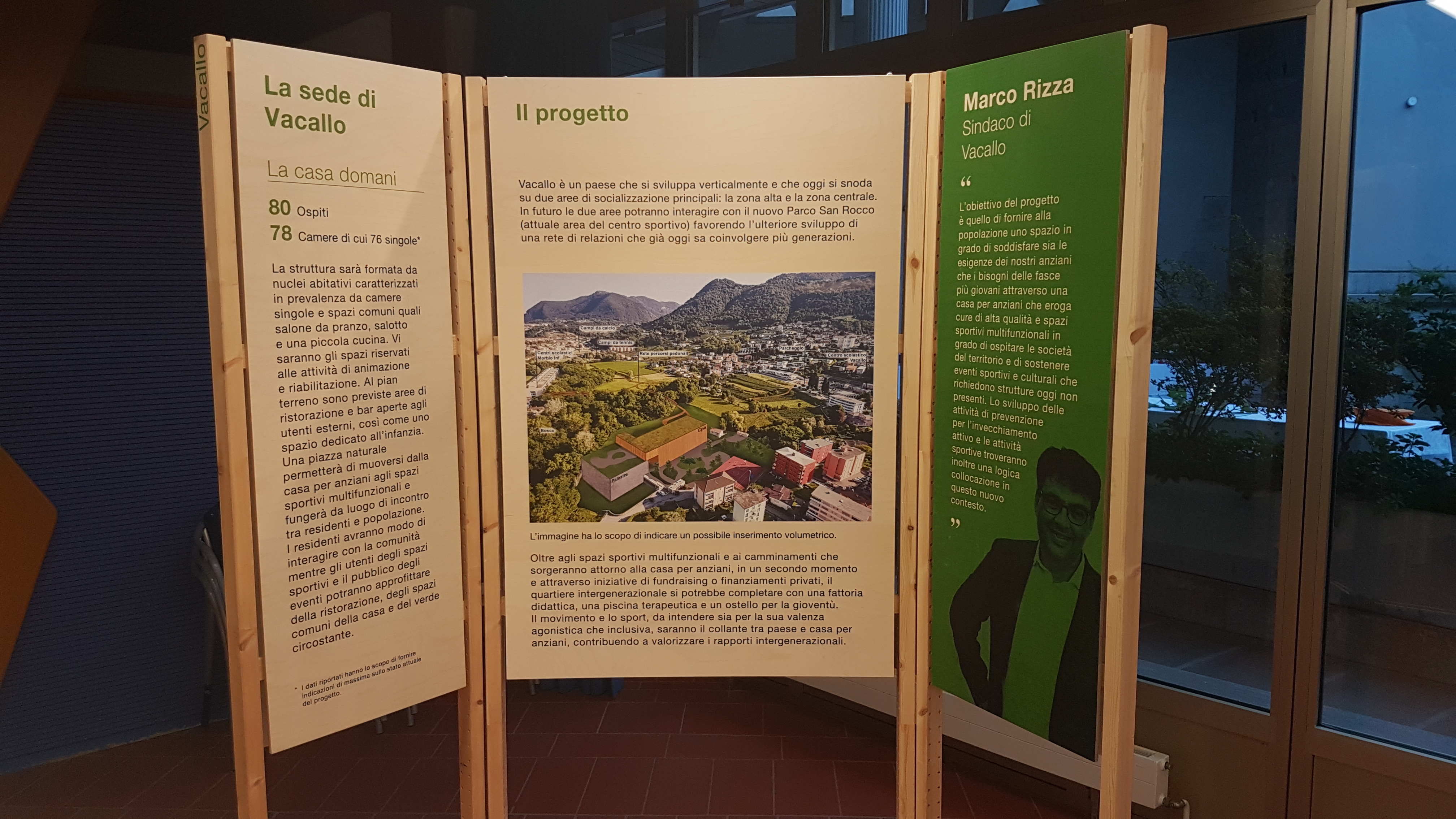 Inaugurazione mostra progetto Parco San Rocco