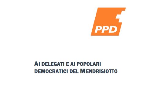 Assemblea straordinaria del Distretto PPD del Mendrisiotto