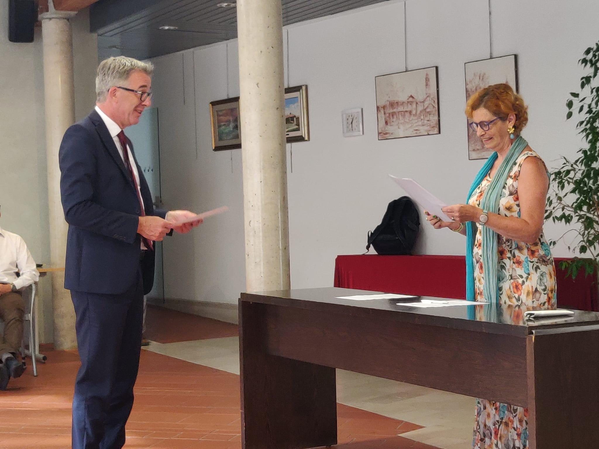 Figini subentra a Cristinelli in Municipio