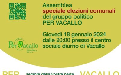 Assemblea speciale elezioni comunali